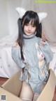 Coser @ 桜 井 宁宁 Vol.016: 白 い 猫 ち ゃ ん (50 photos)