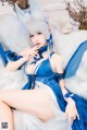 Coser @ Momoko 葵 葵: 信 浓 礼服 (30 photos)